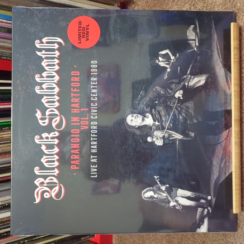Black Sabbath - Paranoid In Hartford '80 Vol 1 Vinyl Record
